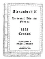 Alexanderhilf 1858 Census