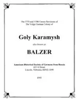 Balzer (Golii Karamish) - 1775 Census & 1798 Census
