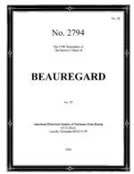 Beauregard - 1798 Census