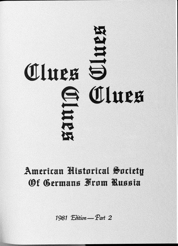 Clues 1981 Edition, Part 2