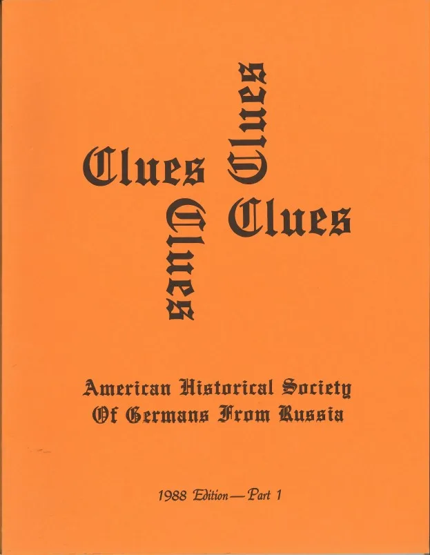 Clues 1988 Edition, Part 1