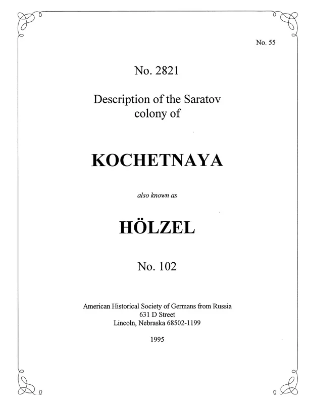 Hölzel - 1798 Census