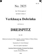 Dreispitz (Verkhnaya Dobrinka) - 1798 Census