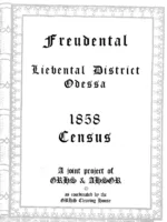 Freudental 1858 Census