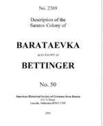 Bettinger (Baratayevka) - 1798 Census
