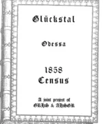 Gluckstal 1858 Census