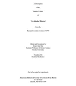 Kautz (Vershinka) - 1798 Census