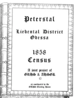 Peterstal 1858 Census