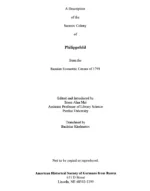 Phillipsfeld - 1798 Census