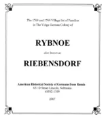 Rybnoe (Riebensdorf) - 1768 and 1769 Village List of Families