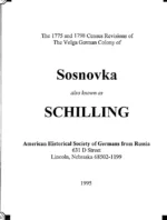 Schilling (Sosnowka) - 1775 & 1798 Census