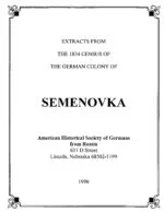 Semenovka - extracts from 1834 Census