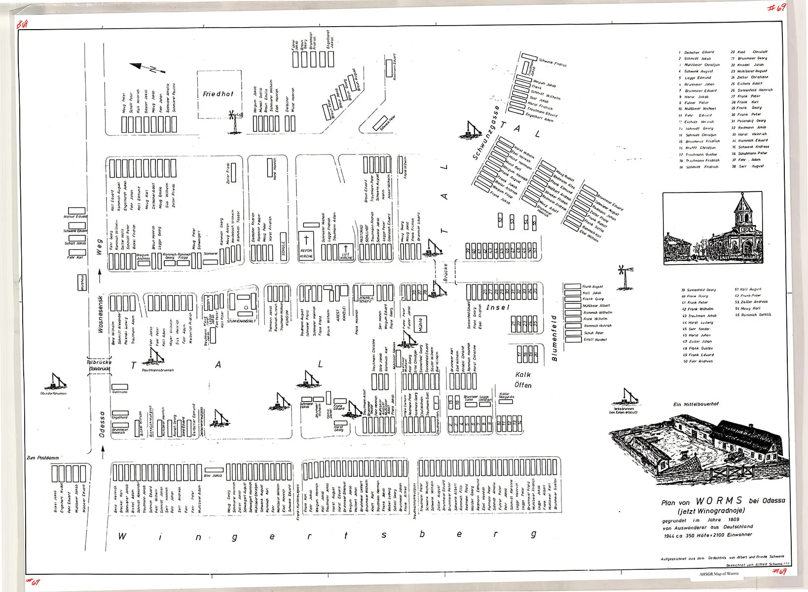 Map #69 Worms-Odessa Region