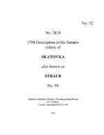 Stahl am Tarlyk - 1798 Census