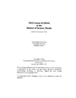 Zürich/Zuerich/Zurich (Eckhardt)  - 1834 Census