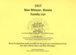 Neu Messer Family List (1917)