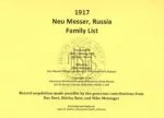 Neu Messer Family List (1917)