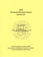 Reinwald Family List (1874)