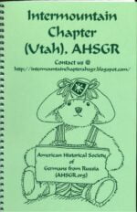 Intermountain Chapter (Utah) AHSGR Cookbook