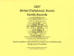 Dinkel (Tarlykova), Russia Family Records 1827