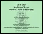Neu Donhof Lutheran Church Death Records (1862-1884, 1897-1912)