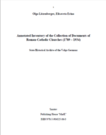 Annotated Inventory of the Collection of Documents of Roman Catholic Churches