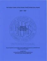 The Pastor's Notes of the Greater Tarlik (Tarlyk) Area, Russia