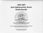Huck Death Records 1844-1847