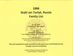 Stahl am Tarlyk, Russia Family List (1886)