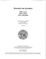Compendium Rosental am Jeruslan Census (1850 & 1857 & 1861)