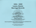 Lauwe, Russia Marriage Records (1826-1840)