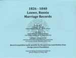 Lauwe, Russia Marriage Records (1826-1840)