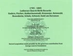 Enders, Fischer, Katharinenstadt, Krasnojar, Reinwald, Rosenheim, Schulz, Schwed, Stahl am Karaman Lutheran Church Birth Records 1785 - 1805