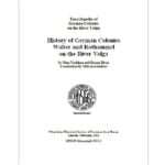 History of German Colonies Walter and Rothammel