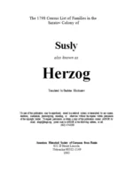 Herzog - 1798 Census