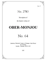 Ober Monjou - 1798 Census