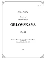 Orlovskaya - 1798 Census