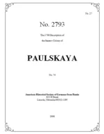 Paulskaya - 1798 Census