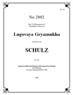 Schulz - 1798 Census