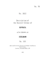 Seelman (Rovnoye) - 1798 Census