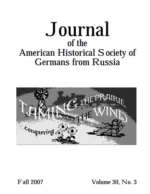 Journal, Vol. 30, No. 3 - Fall 2007