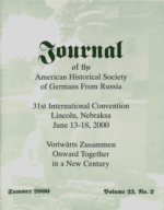 Journal, Vol. 23, No. 2 - Summer 2000