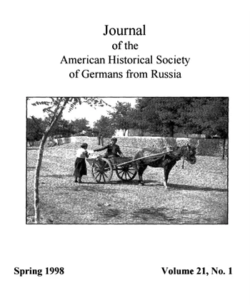 Journal, Vol. 21, No. 1 - Spring 1998