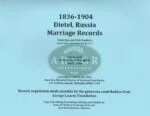 Dietel, Russia Marriage Records 1836-1904