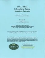 Schoenchen Russia Marriage Records 1861-1871