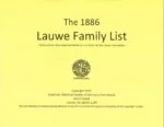 Lauwe Family List 1886