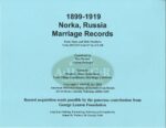 Norka Marriage Records 1899-1919