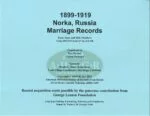 Norka Marriage Records 1899-1919